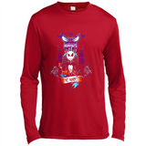 Charlotte Hornets Halloween The Nightmare Before Christmas - Canvas Long Sleeve T-Shirt