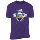 Denver Nuggets And Superman Fans - Premium Short Sleeve T-Shirt
