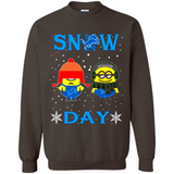 Snow Day Shirt For Detroit Lions Vs Minion Fans pingpong