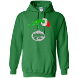 Amazing Kansas State Wildcats Glitter Grinch Monogram Ornament Christmas Gift - Hoodie