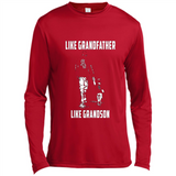 Chicago White Sox GrandFather Like GrandSon - Canvas Long Sleeve T-Shirt