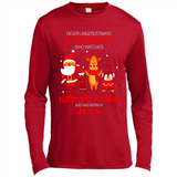 Never Underestimate A July Woman Watches Hallmark Movies Sweatshirt - Canvas Long Sleeve T-Shirt