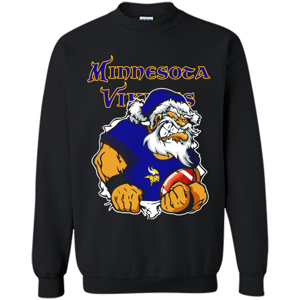 Grumpy Santa Claus Minnesota Vikings Football Team PINGPONG
