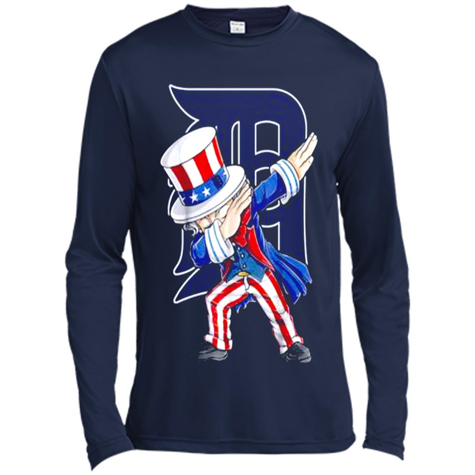 MLB DETROIT TIGERS UNCLE SAM DABBING INDEPENDENCE DAY