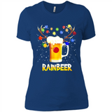 Rainbeer Christmas Reindeer Beer Drinking