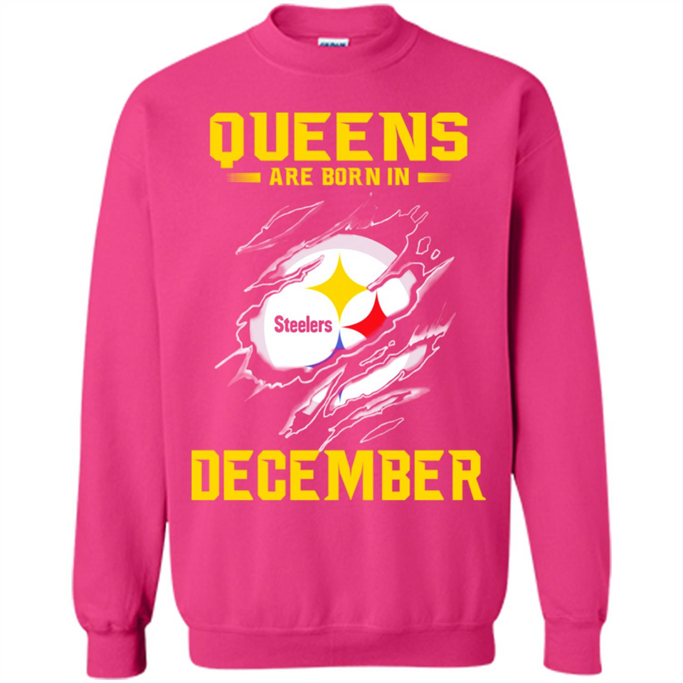 Queens Are Born In December - Pittsburgh Steelers Football - Sweatshirt
