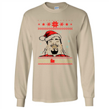 Home Malone Christmas Sweater PINGPONG - Long Sleeve T-Shirt
