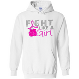 Fight Like A Girl Breast Cancer Awareness - Hoodie