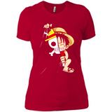Luffy Flag One Piece - Ladies' Boyfriend T-Shirt