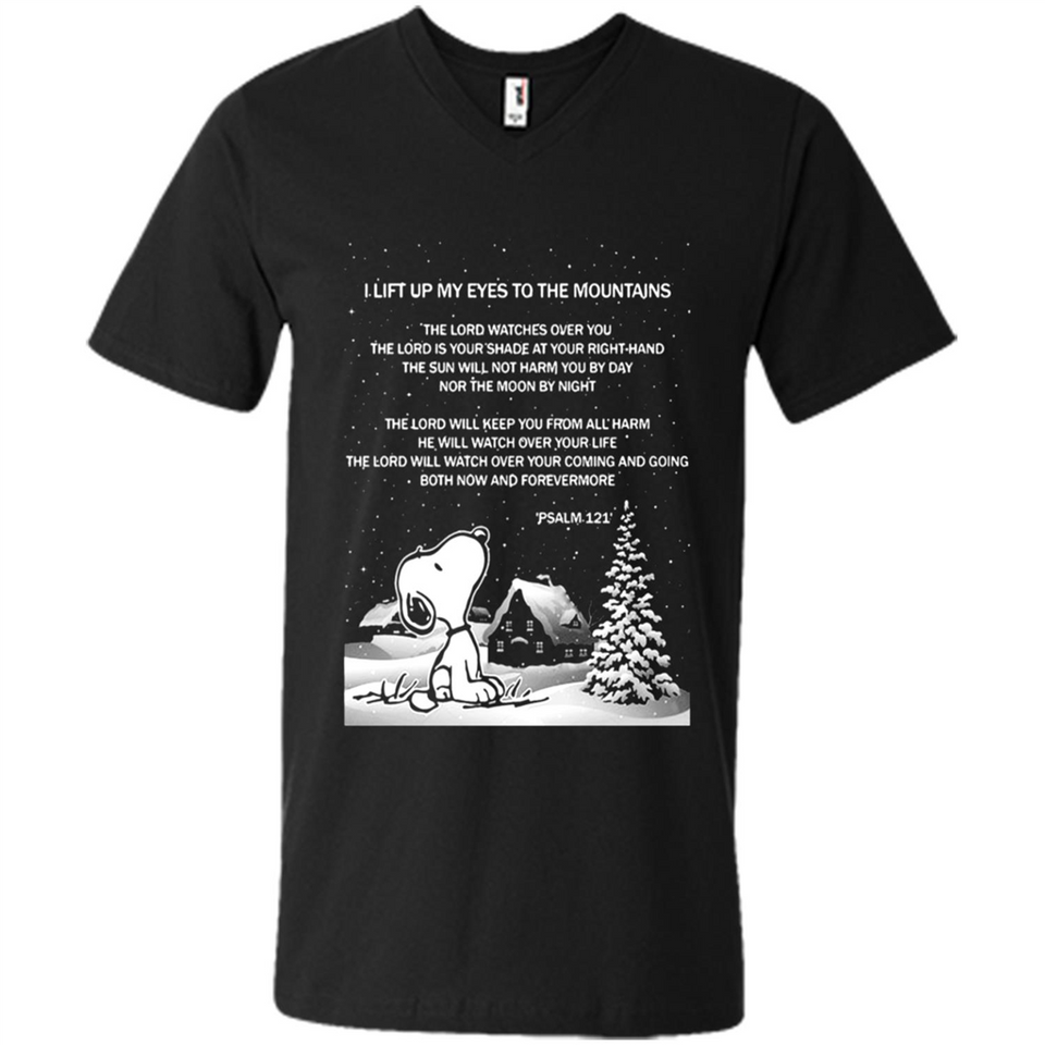 Snoopy Ugly Christmas - Men's V-Neck