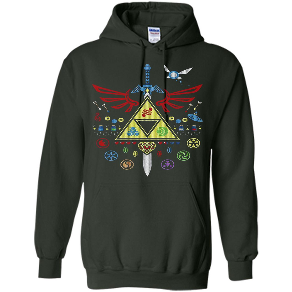 Song of Christmas Time the Legend of Zelda Ugly Sweater Perfect Christmas - Hoodie
