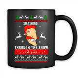 Nigel Thornberry Smashing through the snow Christmas sweatshirt PINGPONG