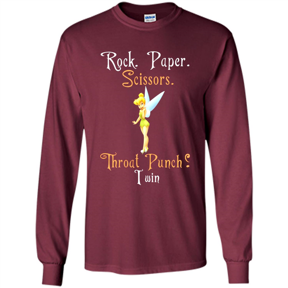 Tinker Bell Rock Paper Scissors Throat Punch I win PINGPONG