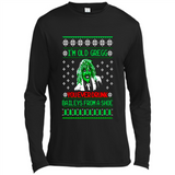 I'm old Gregg you ever drunk baileys from a shoe Christmas sweater PINGPONG