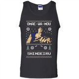 Omae Wa Mou Shindeiru Ugly Christmas Sweater - Tank Top