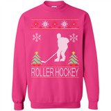 roller hockey Christmas ugly