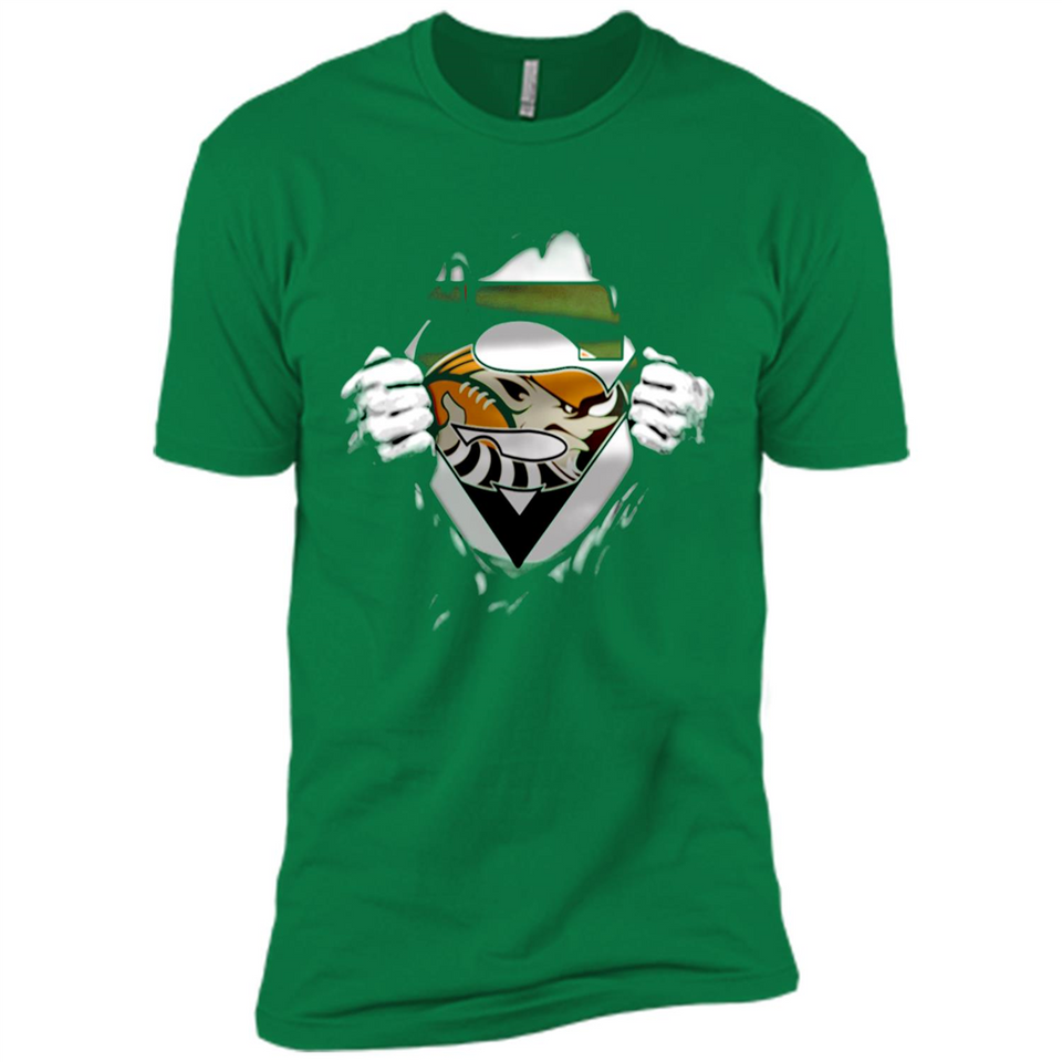 Cleveland Browns And Superman Fans - Premium Short Sleeve T-Shirt