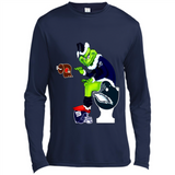 Los Angeles Rams Toilet Grinch Santa Claus Football Fan PINGPONG