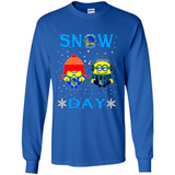 Snow Day Shirt For Golden State Warriors Vs Minion Fans pingpong