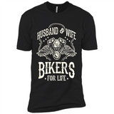 Husband & Wife Biker For Life Couple