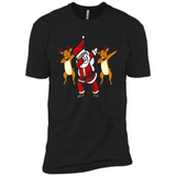 Dabbing Santa - Funny Santa Claus Christmas Dab - Premium Short Sleeve T-Shirt