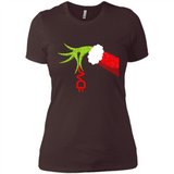 Funny Grinch Hand Holding Electrician Ornament Christmas PING PONG