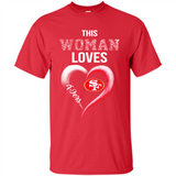 This Woman love 49ers NFL football team - Shirt