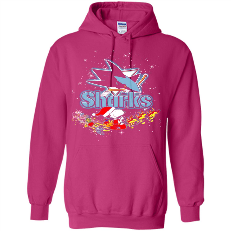 Snoopy Christmas San Jose Sharks - Hoodie