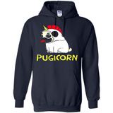 Pugicorn Pug Unicorn Funny Shirt PINGPONG - Hoodie
