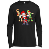 Dabbing Santa - Canvas Long Sleeve T-Shirt