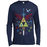 Song of Christmas Time the Legend of Zelda Ugly Sweater Perfect Christmas - Canvas Long Sleeve T-Shirt