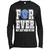 Tennessee Titans Forever For ever not just when we win - Canvas Long Sleeve T-Shirt