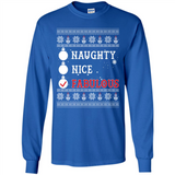 Naughty Nice Fabulous - Long Sleeve T-Shirt