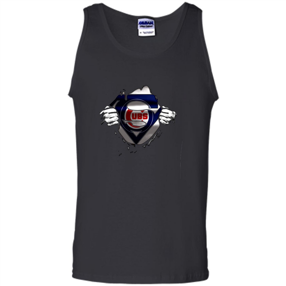 Chicago Cubs And Superman Fans - Tank Top