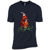 Christmas Lights Sloth Long Sleeve Santa Sloth - Premium Short Sleeve T-Shirt