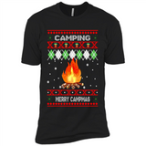 Merry Campmas Ugly Christmas - Premium Short Sleeve T-Shirt