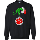 Amazing tee Clemson Tigers Glitter Grinch Monogram Ornament Christmas Gift - Sao chép - Sweatshirt