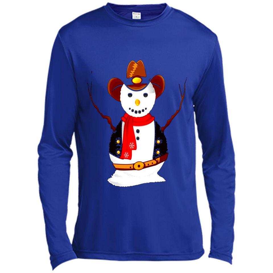 Snowman Cowboy Merry Christmas Xmas
