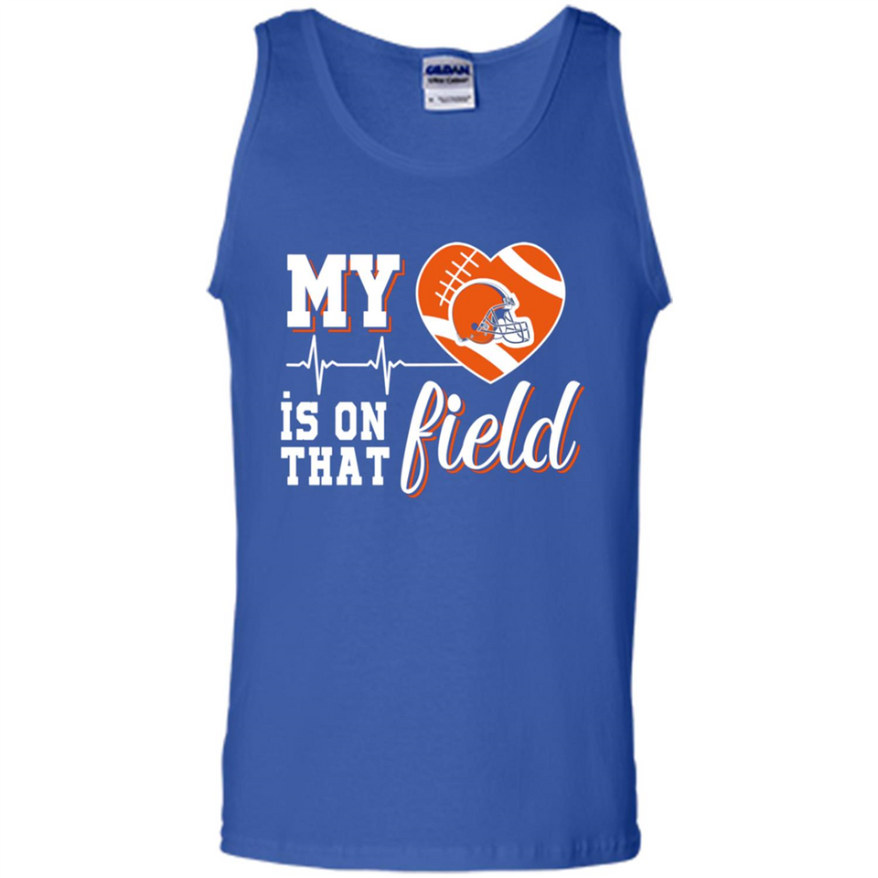 Cleveland Browns Football My Heart is on that Field - Tank Top