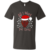 Obama All I Want For Xmas T Shirt PINGPONG - Men's V-Neck