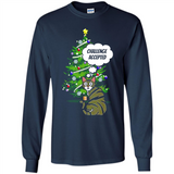 Christmas Tree Cat Long Sleeve Christmas Shirt for Cat Lover - Long Sleeve T-Shirt