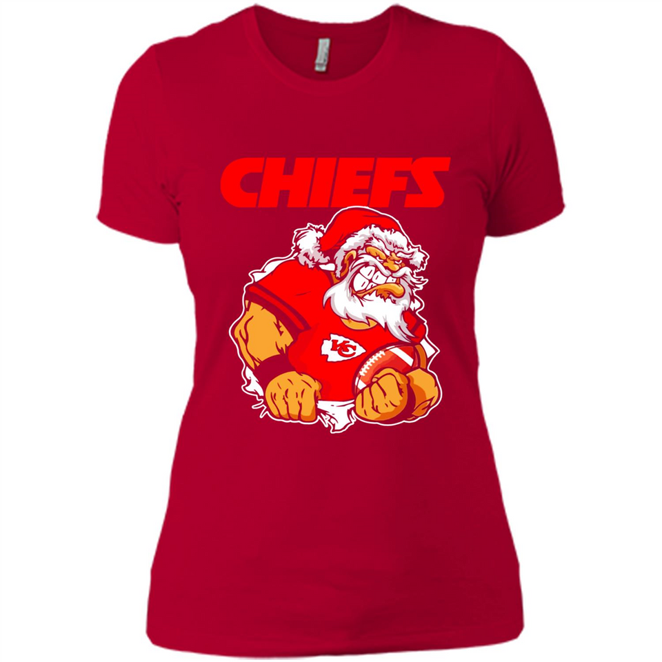 Grumpy Santa Claus Kansas City Chiefs Football Team PINGPONG