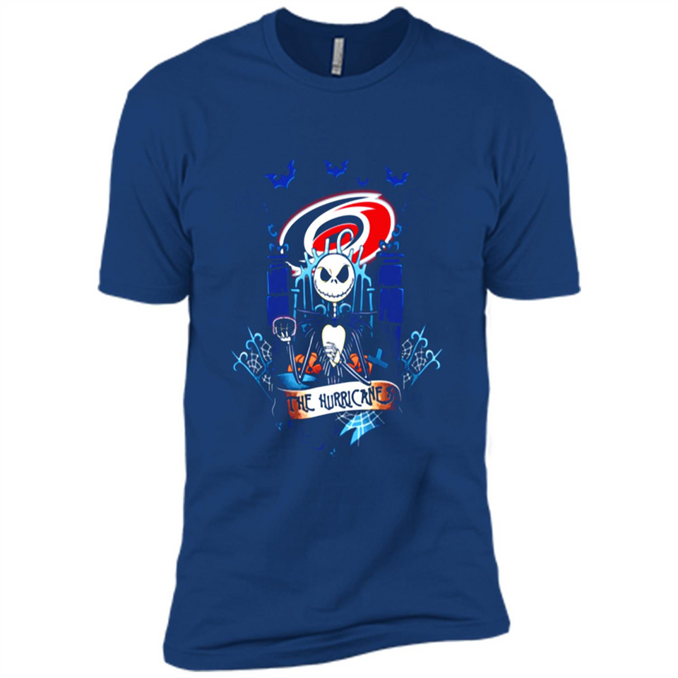 Carolina Hurricanes Halloween The Nightmare Before Christmas - Premium Short Sleeve T-Shirt
