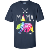 Mama Bear Shirt Tie Dye Family Vacation & Camping Tee - Shirt