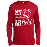 Arizona Cardinals Football My Heart is on that Field - Canvas Long Sleeve T-Shirt