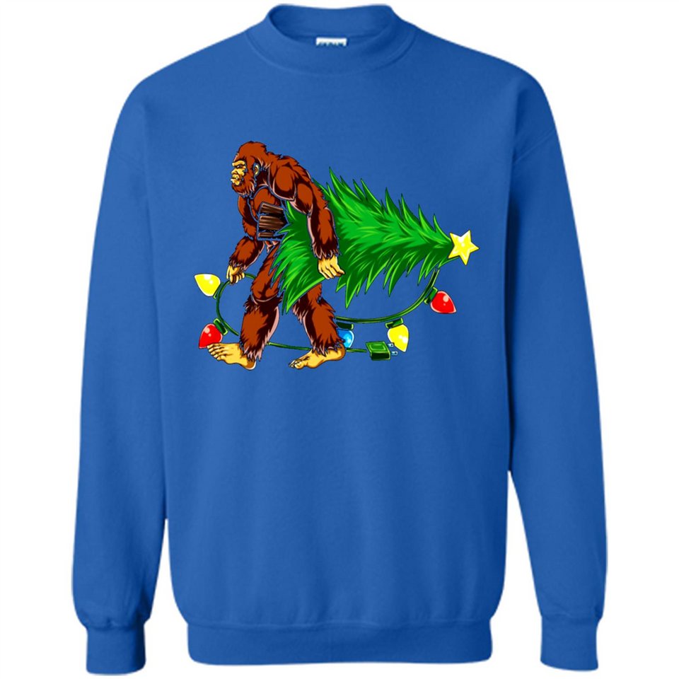 Hugging Christmas Tree Bigfoot PING PONG
