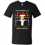 I'm dreaming of a Dwight Christmas sweatshirt - Men's V-Neck