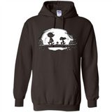 Snoopy The Peanuts Walking To The Moon