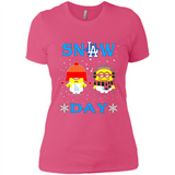 Snow Day Shirt For Los Angeles Dodgers Vs Minion Fans pingpong