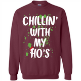 Chillin With My Ho's Funny Christmas - Sweatshirt